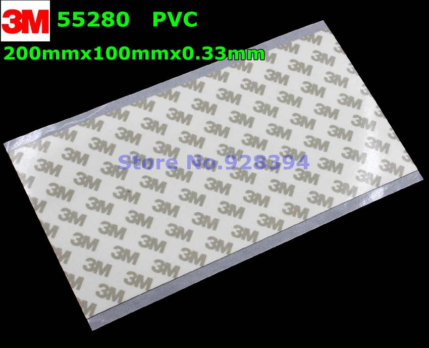 20Pcs/lot 20cmx10cm 3M 55280 Double Sided Adhesive Tape White For Touch