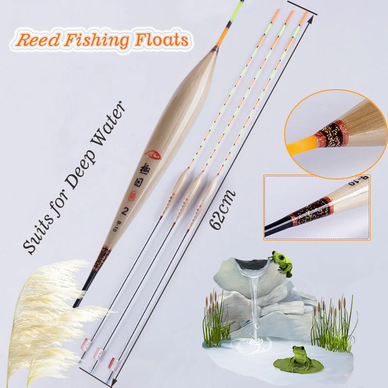 Big Crucian & Carp предпочтительный тростник для рыбалки поплавки глубокой воды 1 3 # Flotador