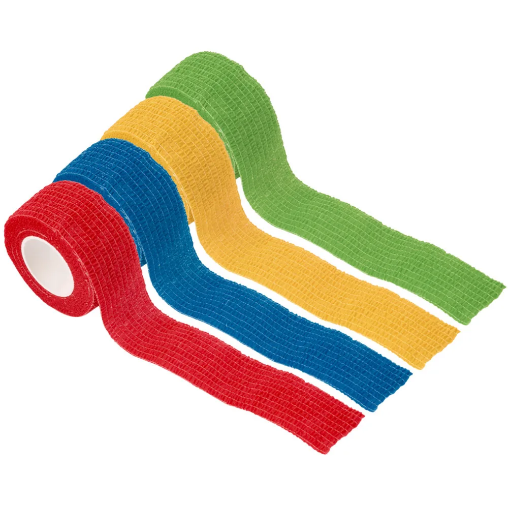 

Hot Sale Self-Adhering Bandage Wraps Elastic Adhesive First Aid Tape Stretch 2.5cm Hemostasis gauze Mini First Aid bag