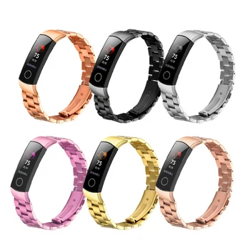 

Metal strap For Honor band 5 4 bracelet Stainless steel wristband For Huawei honor band 5 Oximetry Smart watch Fashion Watchband