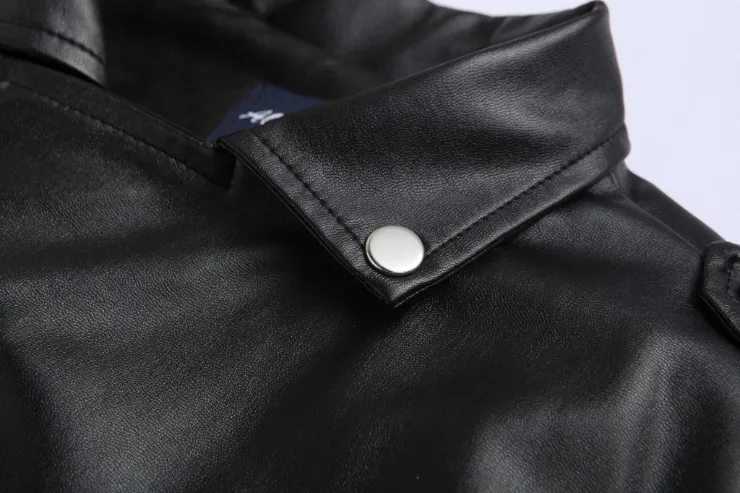 Мотоциклетная кожаная куртка для мужчин Slim Fit с косой застежкой на молнии из