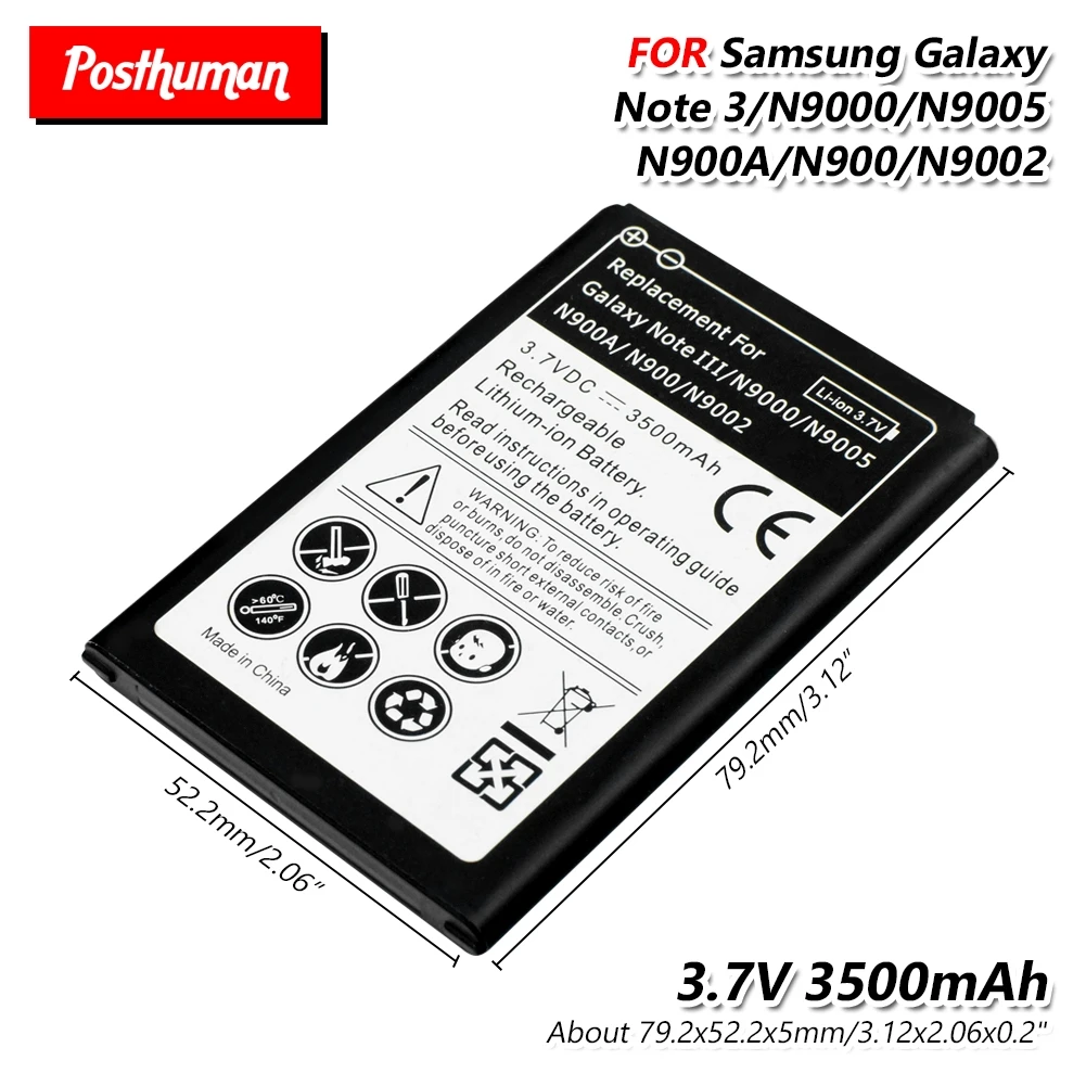 3,7 V 3500mAh Li-Po Батарея для samsung Galaxy Note 3 N9000 N9002 N9005 N9006 SM-N900 SM-N9000 SM-N9002 SM-N9005 SM-N9006