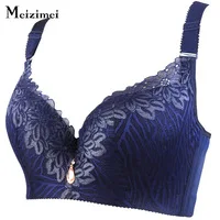 Meizimei bras for women bralette plus large size lace underwear push up intimates bh brassiere crop tops sexy lingerie minimizer t shirt bra