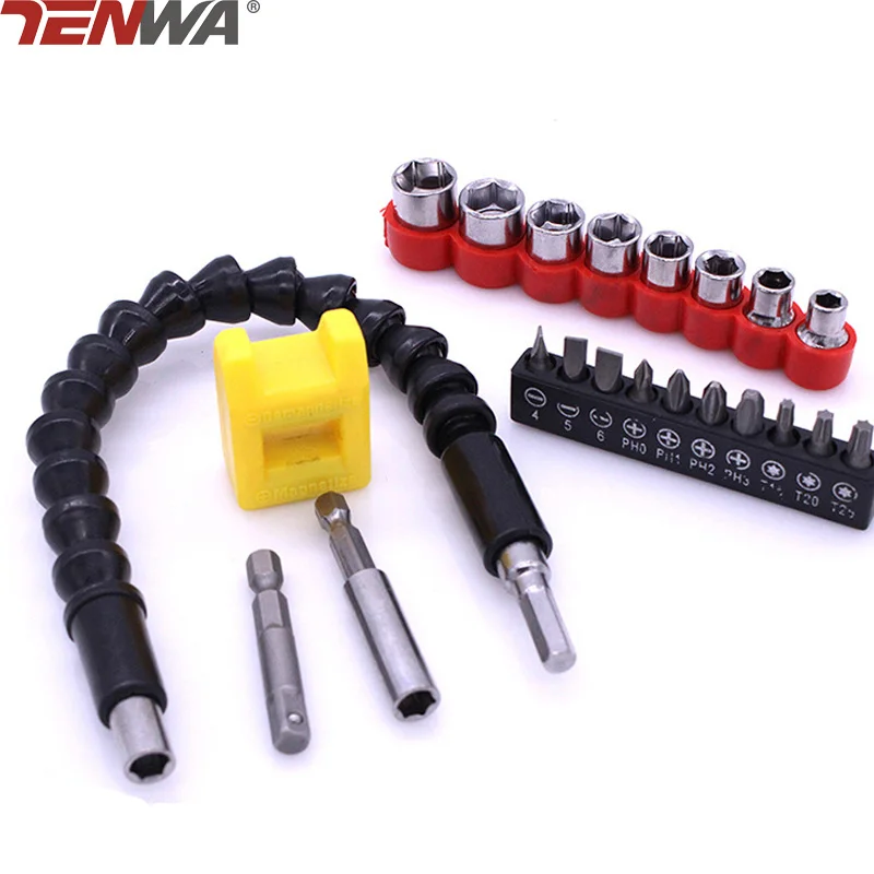 TENWA Electric Drill Accessories Power Tool Screwdriver Head Drill