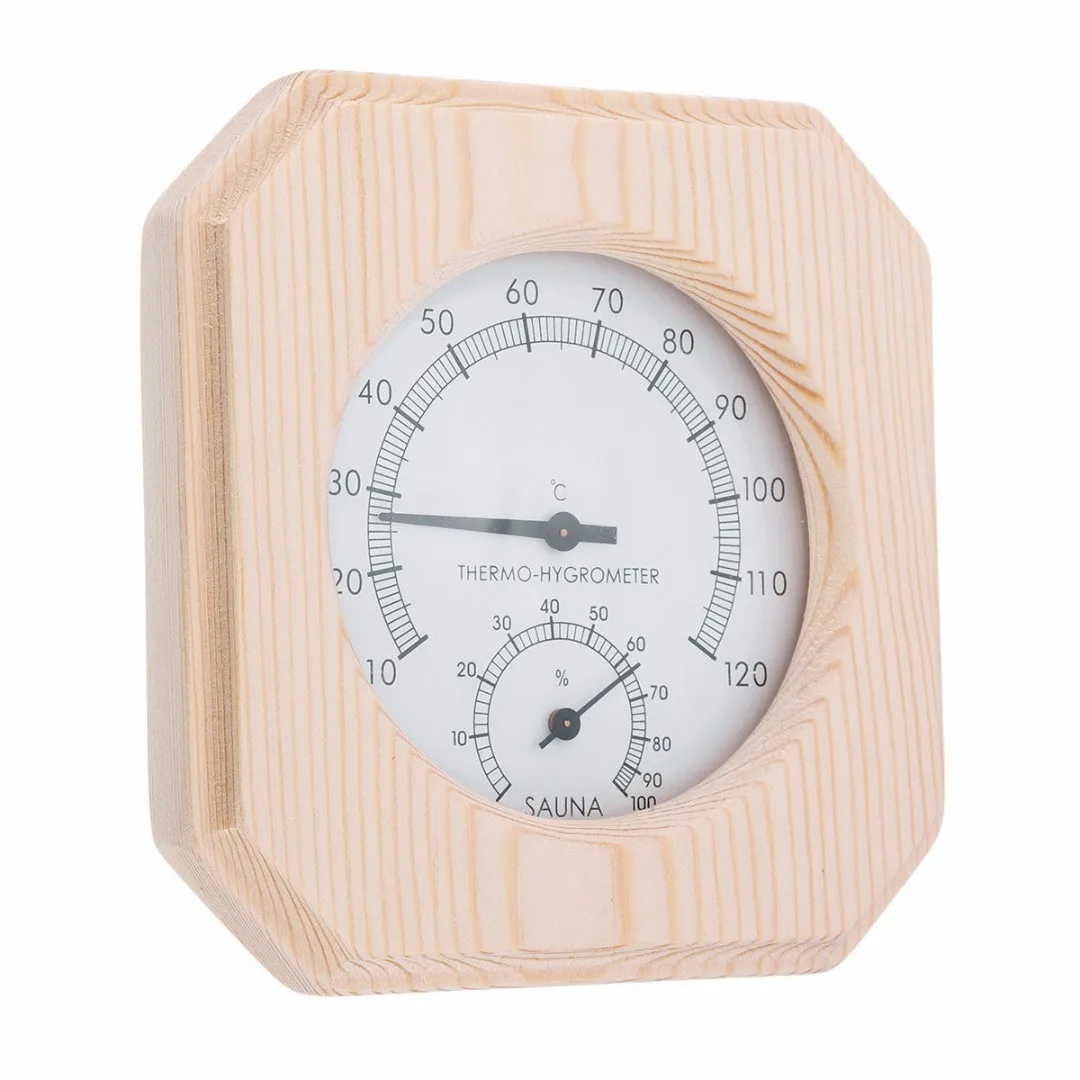 JX-LCLYL деревянный термометр гигротермограф термометр гигрометр Влажность для сауны