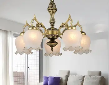 

2020 New Hot genuine zinc vintage bedroom lamp LED Chandelier lights Top novelty Indoor Lights wedding decoration kitchen light