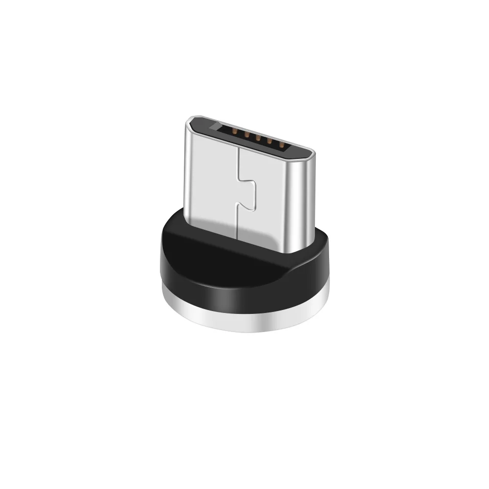 Магнитный кабель Тип штекера C Micro USB C 8 pin адаптер быстрой зарядки для мобильного телефона Micro Тип usb-C магнит Зарядное устройство iphone зарядное устройство переменного тока для Android