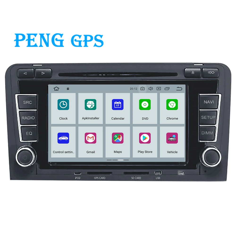 Автомобильный DVD проигрыватель CD плеер GPS навигация авто стерео для Audi A3 S3 2003 2012