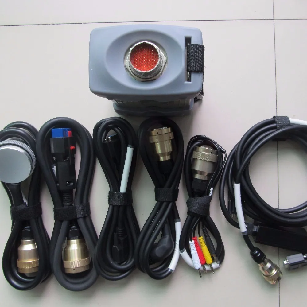 New High Quality (1224v)Red For MB Star C3 for Truckbus Diagnostic Tool red Star c3 mb star c3 Tester without software HDD -3