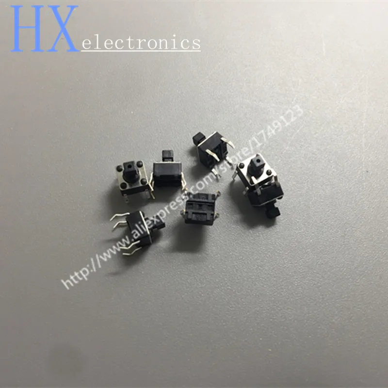 Tact Switch 6  6  7.3MM copper pin touch switch button switch feet 6  6  7.3 square head TS-D005 0.05yuan_