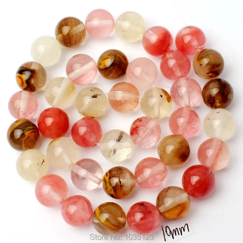 

Free Shipping 10mm Mixed Color Watermelon Crystal Round Shape Gems Loose Beads Strand 15" DIY Creative Jewellery Making w3076