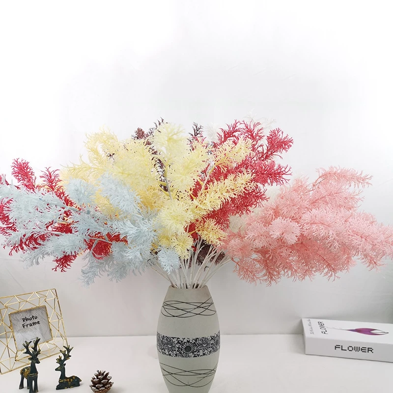 60cm Artificial Flower Simulation Small Foggy Plants Artificial Flowers Wedding Home Decoration Fake Flower Party Baby Shower