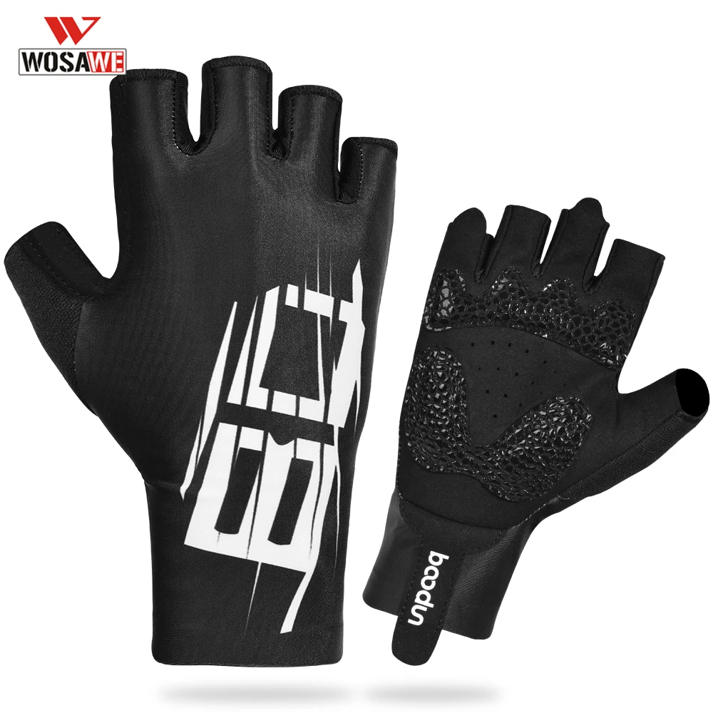 

WOSAWE Cycling Gloves Wrist Guard Gloves Half Finger Summer Ultrathin Anti-Slip Men Women Breathable Road Bicycle Riding Gloves