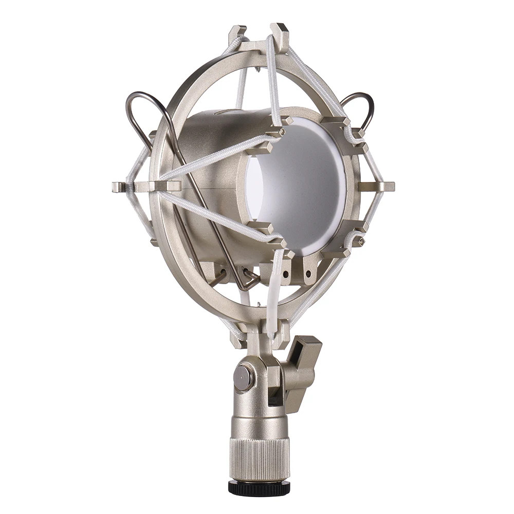 

Condenser Microphone Mic Shock Mount Holder Bracket Plastic Anti-vibration for On-line Broadcasting Studio Music Recording