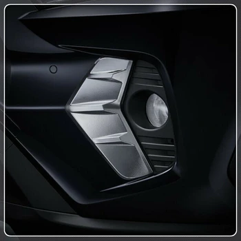 

For Toyota RAV4 2019 2020 Car Styling Exterior Front Fog Light Outer Frame Cover Trim 2pcs ABS Chrome Auto Accessories