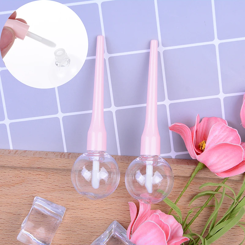 

Lip Gloss Tube Clear Lollipop Shape Creative Empty Lip Balm Cosmetic Gloss Tube Gloss Container for Gift Travel Girls