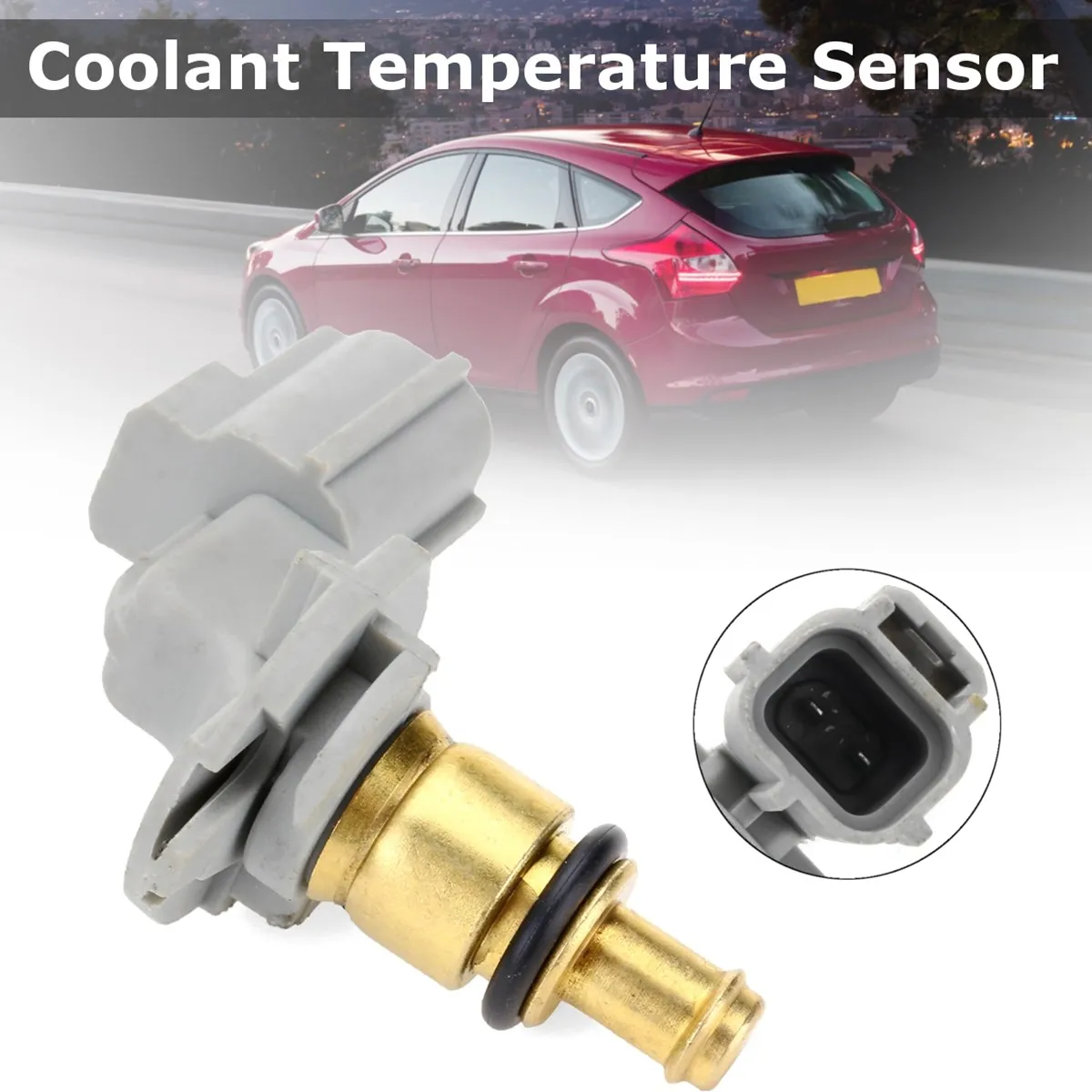 

Coolant Temperature Sensor For Ford/Focus/Fusion/Jaguar/Lincoln/Mazda/Mercury Escape Taurus XJ XF XFR XK XKR MKZ Zephyr MPV 6