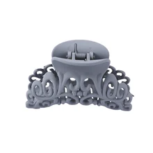 Новое поступление, горячая Распродажа для женщин скраб черный пластик волос крабы для волос выдалбливают вырезка Краб волос большой размеры зажимы Инструменты для укладки