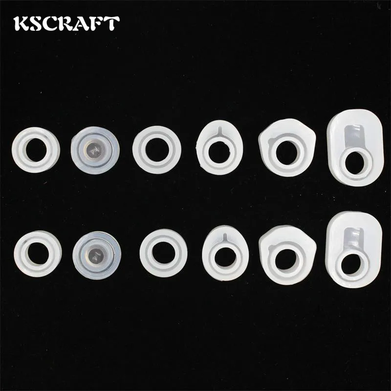 

KSCRAFT 1pc Different Shape Designs Cabochon Silicon Mold Resin Bracelet Mould DIY Handmade Craft