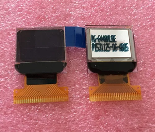 0 66 дюймовый 28PIN синий oled-экран SSD1306 Привод IC 64*48 SPI/I2C/параллельный интерфейс |