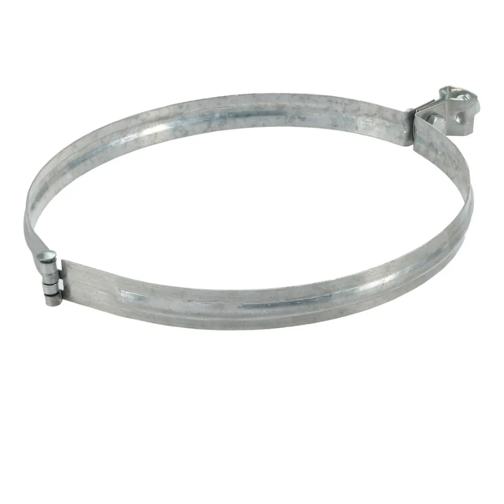 UXCELL 1 PCS Iron Zinc Plated Hose Clamps For 220mm Outer Dia Tube Pipe