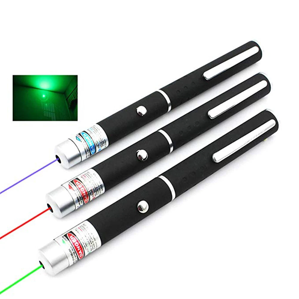 Зеленая лазерная указка 5 мВт 530нм 405нм 650нм Высокая мощность синяя точка лазерный прицел ручка мощная красная лазерная ручка для обучения туров