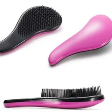 6 видов цветов Магия Detangling гребень для волос, расческа