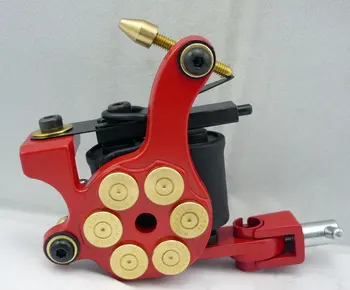 

10Pcs/lot Pro Casting Iron Tattoo Machine 10 Wraps coil stainless steel Tattoos Body Art Gun Coil Machine LPC-ITM-7032-3C