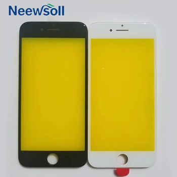 

10pcs for iPhone 7 4.7" Front Screen Outer Glass Lens+Middle Frame Bezel Replacement Support Face Recognition Touch Screen