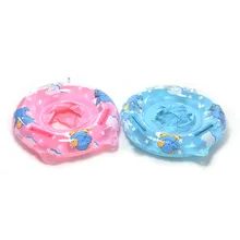 Детский круг для плавания в виде слона под подмышками, Детский круг для плавания, детское кольцо для сиденья, безопасный ПВХ материал, синий, розовый