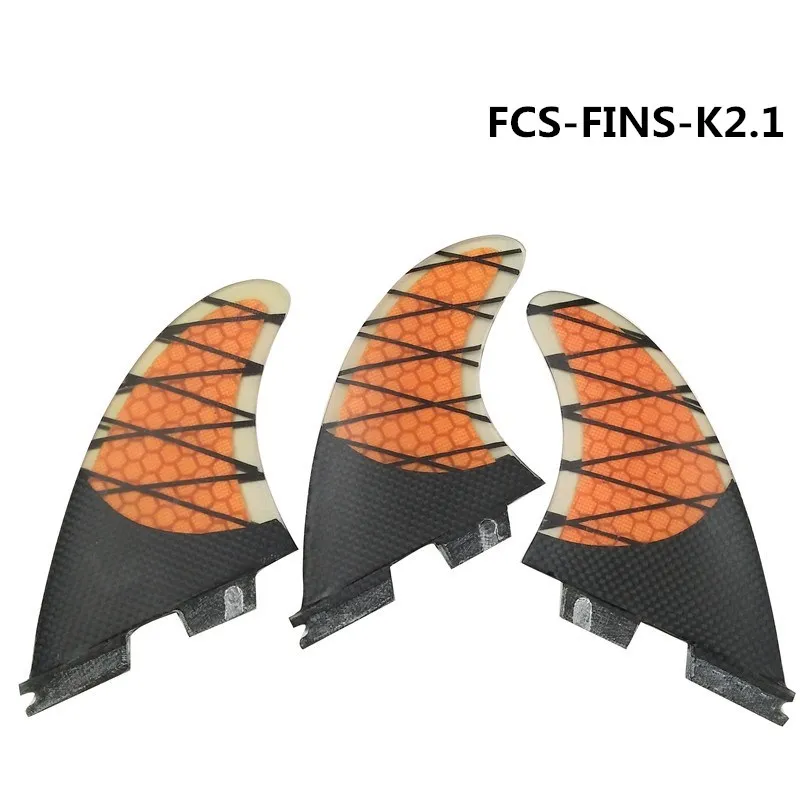 

Surfboard fin FCS2 K2.1 Honeycomb fins Tri fin set fins Fibreglass FCSII base 3pcs per set