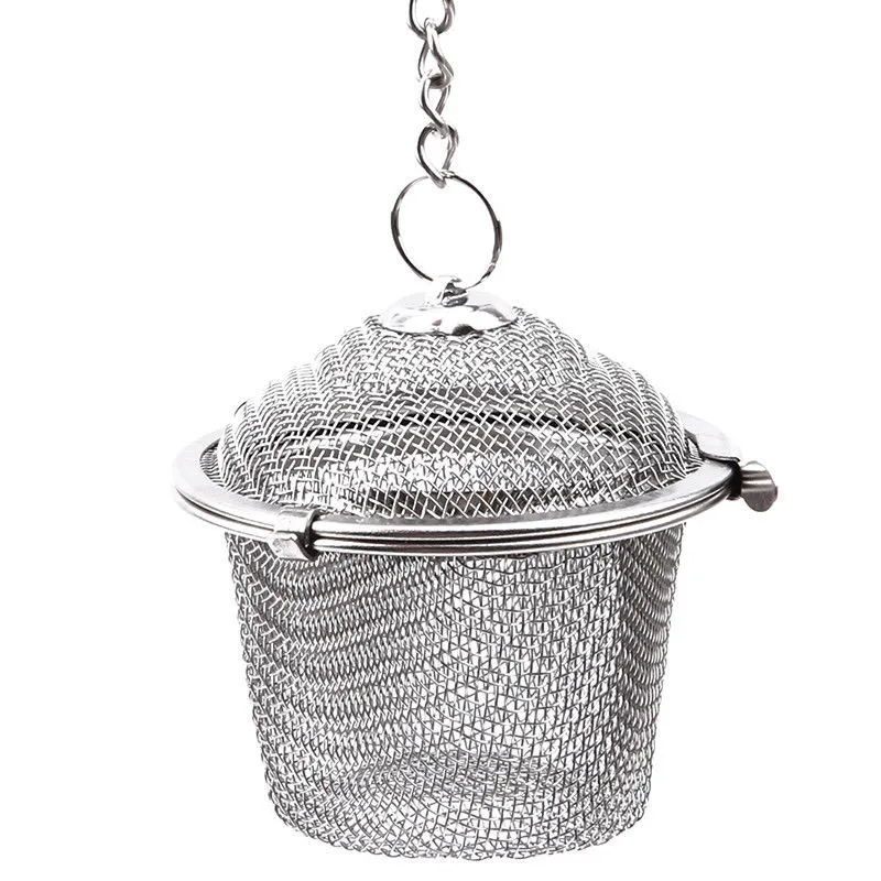 

Brewing Holding Chain Clamps Mesh Tea Ball Diffuser Strainer For Leaves Herb