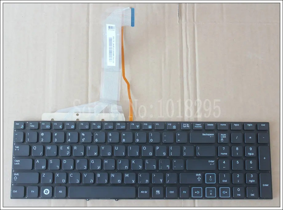 NEW Hebrew Laptop Keyboard For Samsung RF712 RF710 RF711 RF730 Black HB with backlight no frame | Компьютеры и офис