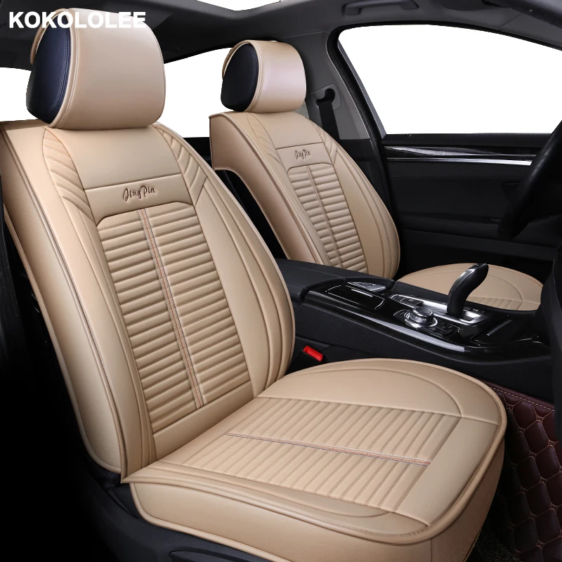 KOKOLOLEE pu Car Seat Cover For Mini One Cooper R50 R52 R53 R55 R56 R60