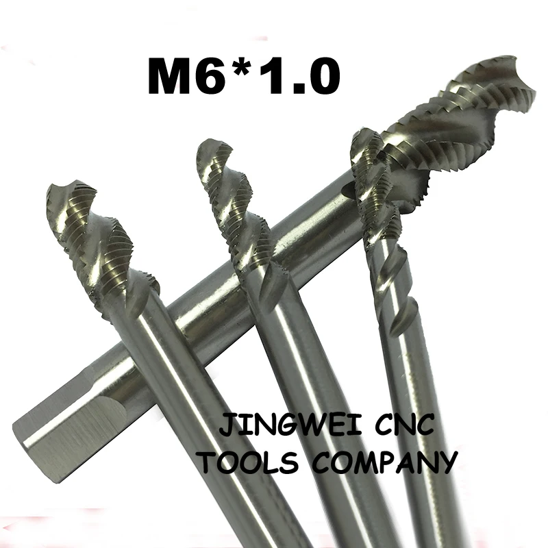 Good quality Hss spiral machine tap M6*1.0, hss screw tap with spiral