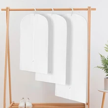 Чехол для одежды для защиты от пыли пальто костюм платье Защита сумка для хранения PEVA Домашний Органайзер ясный гардероб вешалки для одежды чехлы на молнии