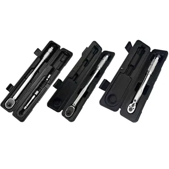 

Key Hand Tools Torque Wrench Adjustable 1/4 3/8 1/2 Two-way Precise Ratchet Wrench Repair Spanner Square Drive 5-210N.m