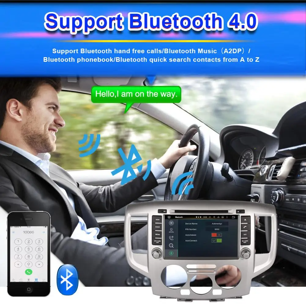 Top 8 Inch Android 8.0 Octa Core 4GB RAM Car GPS Navigation For Nissan NV200 2009- Car Radio Stereo DVD Multimedia Player WIFI 5