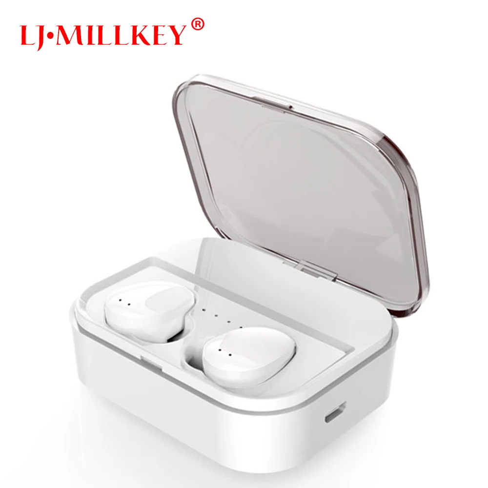 

TWS Bluetooth 4.2 Earphone True Wireless Stereo Earbud ipx5 Waterproof Bluetooth Headset for Phone HD Communication Portable