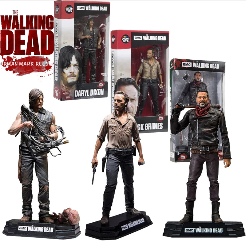 

Action AMC The Walking Dead Figure 15CM PVC Model Collectable Toys Daryl Rick Negan Walking Dead Action Figure Toy Children Gift