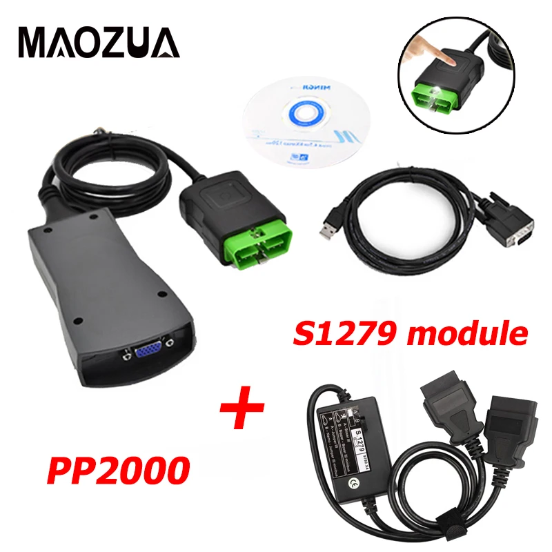 Beste Professionele Lexia3 V48 Diagbox V7.83 Module S.1279 Lexia Lexia 3 PP2000 V25 Diagnostic Connector S1279 voor Peugeot Citroen