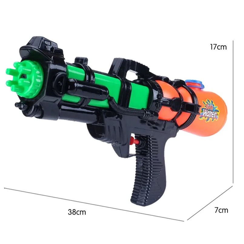 38 см водяной пистолет, игрушки для мальчиков Пластик страйкбольный пистолет пляжное летнее пистолет мягкой