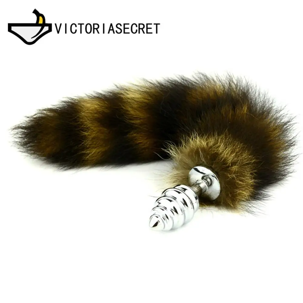 Anal Butt Plug Sex Toys Shop Anal Plug Prostate Massager Fox Tail Balls Sex Beads Toy Big Fox Tail Butt Plugs For Men And Woman Couple Gay BDSM Bondage Toy Cosplay Homosexual Animal Toys For Adults Erotic Goods