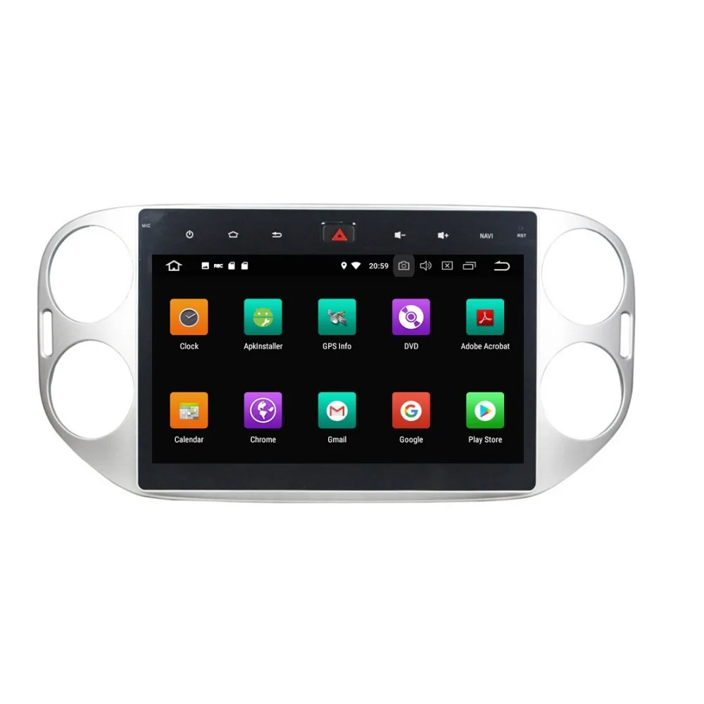 Sale 10.1" Android 8.0 Car Radio DVD GPS for VW Volkswagen Tiguan 2013 2014 2015 2016 4GB RAM Bluetooth WIFI USB DVR 32GB ROM 5