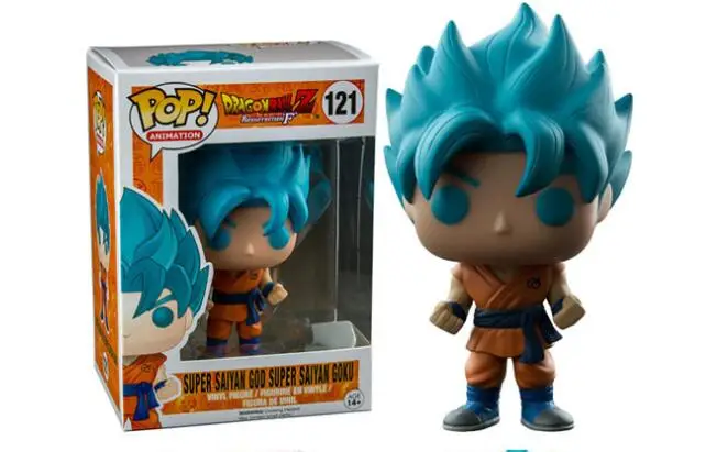 Funko Pop Dragon Ball Супер Саян Гоку Действие Детские игрушки-персонажи FRIEZA GREAT VEGETA APE виниловая Коллекция Модель игрушки