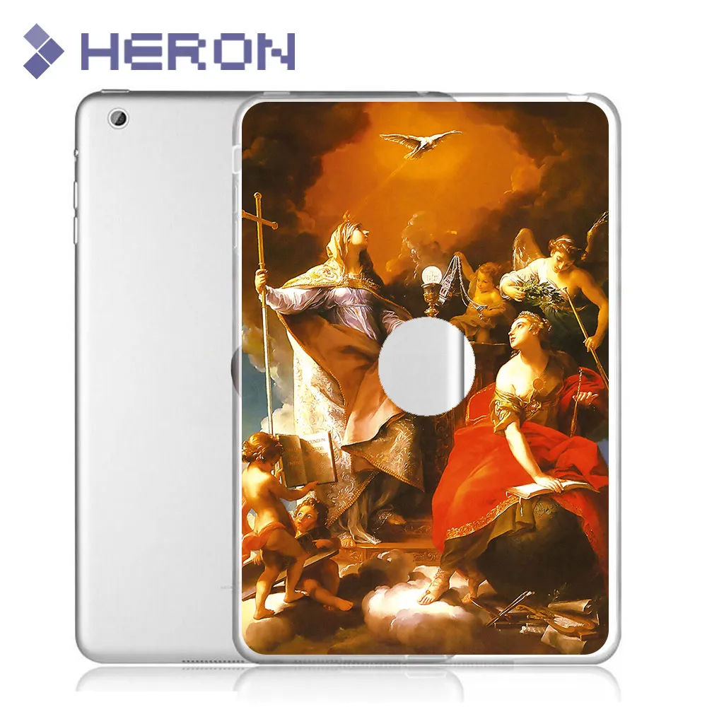 

8 Pictures Retro Soft TPU Super Thin Case for iPad mini 1 2 3 with Fashion Transparent Prints Back Cases Cover