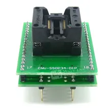 SSOP28 к DIP28(b) TSSOP28 Enplas IC Тесты гнездо адаптера Программирование 0.65 мм шаг
