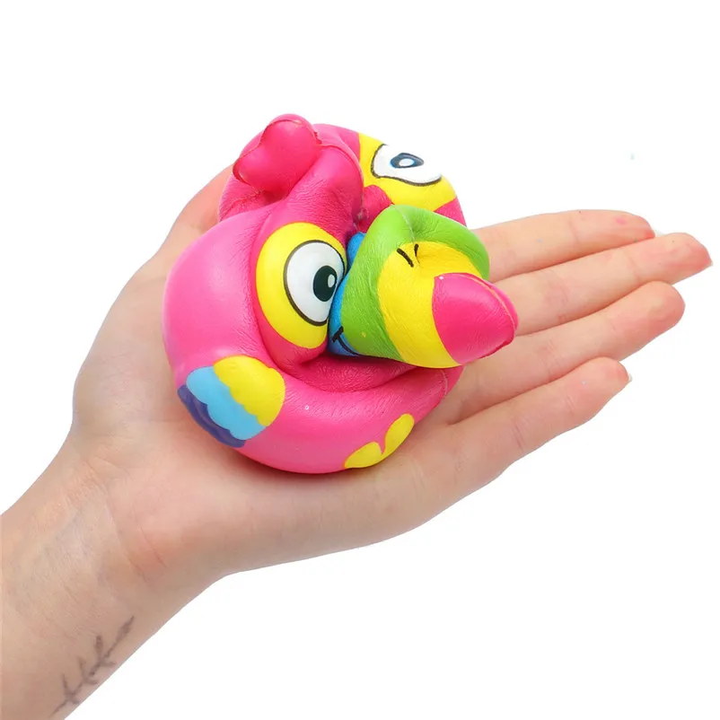 1 шт. Squeeze Симпатичные Тукан ароматизированные игрушки для детей из мягкой