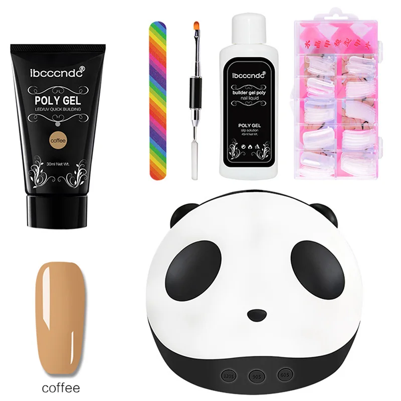 

Nail Art Kit Nails Dryer Nail Extension Poly Gel Fake Nails Tips File Brush Set NShopping