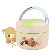 Милый мультфильм 304 нержавеющая сталь Ланчбокс термальность изоляции еда контейнер для хранения Портативный Ручка бэнто для пикника Ланч